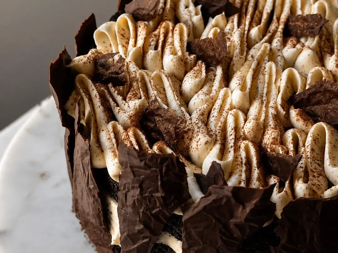 Forêt-Noire au chocolat, crème fouettée et cerises, Abelinha Feliz, Setúbal