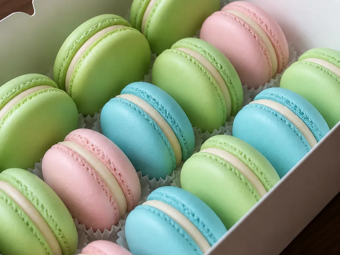 Grande boîte de macarons assortis, Abelinha Feliz, Setúbal