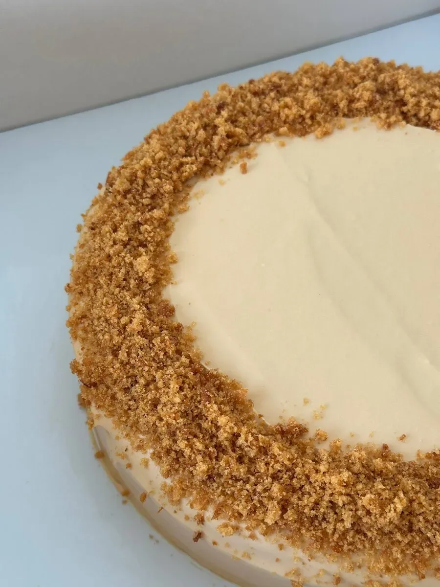 Fatia de bolo de caramelo artesanal, Abelinha Feliz, Setúbal