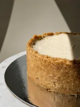 Cheesecake Nova Iorque com caramelo e morangos por cima (pormenor), Abelinha Feliz, Setúbal